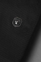 Turbo Royal Luxury Stitchless Men's Polo Shirt In Black