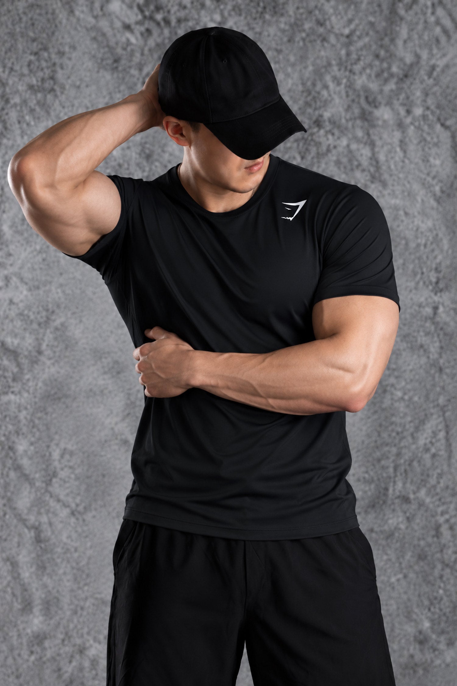 Gym Shrk Strength Arrival Dry-Fit Tee