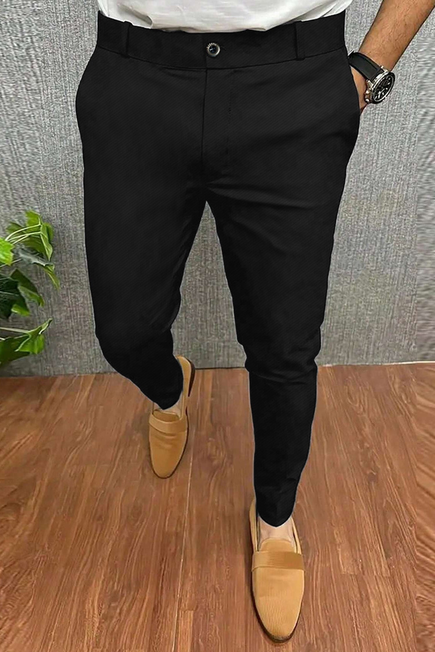 Turbo Urban Executive Slim Fit Cotton Pant