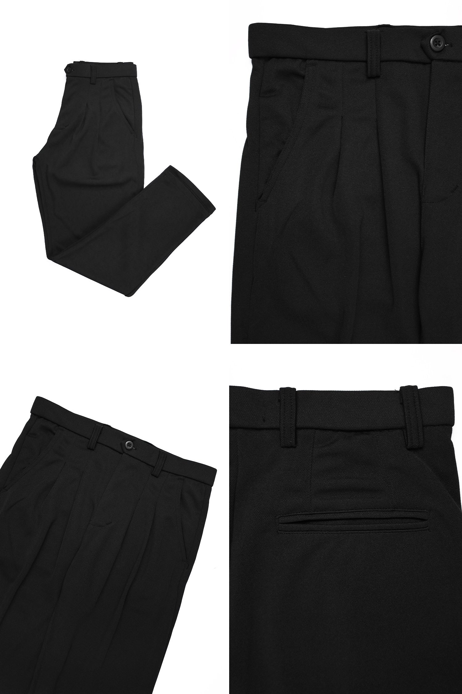 Double Plate Men's Carrot Fit Cotton Pant