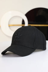 Adds Relaxed-Strap Back Trefoil Imp Polyester Cap In Black