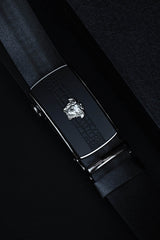 Vrsce Metal Alloy Automatic Buckle Branded Belt