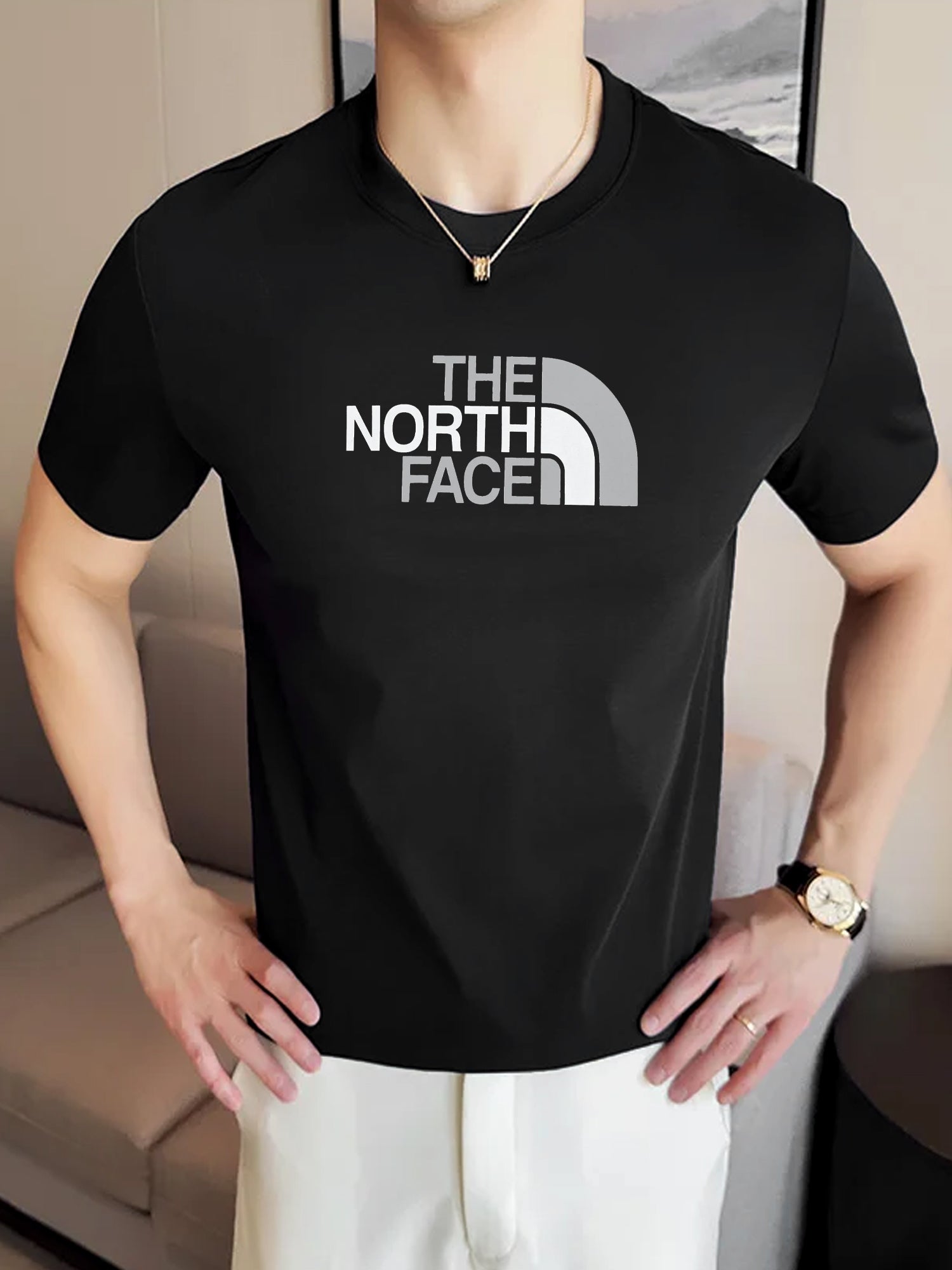 The Nrth Fce Modern Logo Crew Neck Tee
