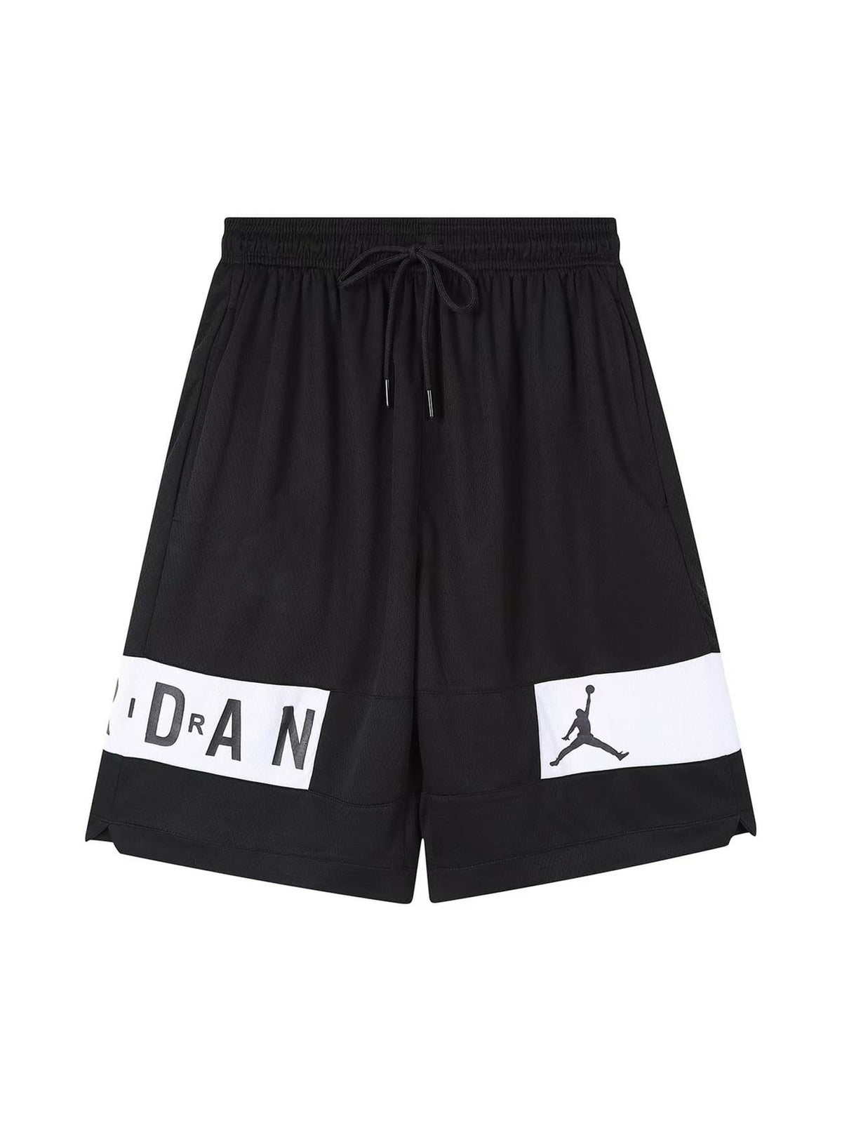 Jrdn Air Mesh Graphic Running Shorts In Black