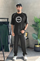 Desel Bruseant Side Striped Men's Tracksuit In Black