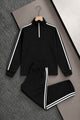 Turbo Signature Retreat Relaxed Men's Co-Ord Set In Black