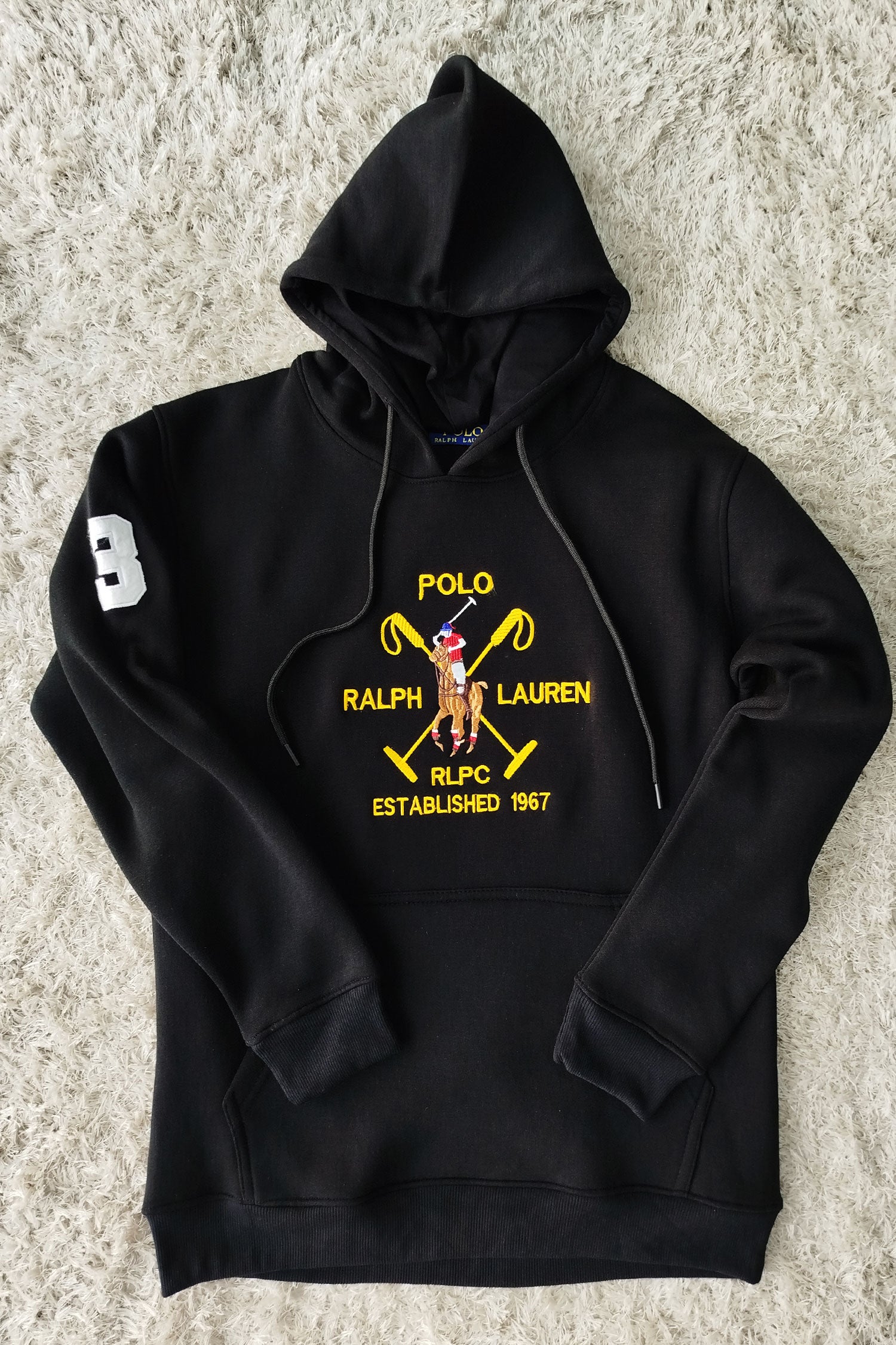 Rph Lren Polo Big Pony Fleece Hoodie