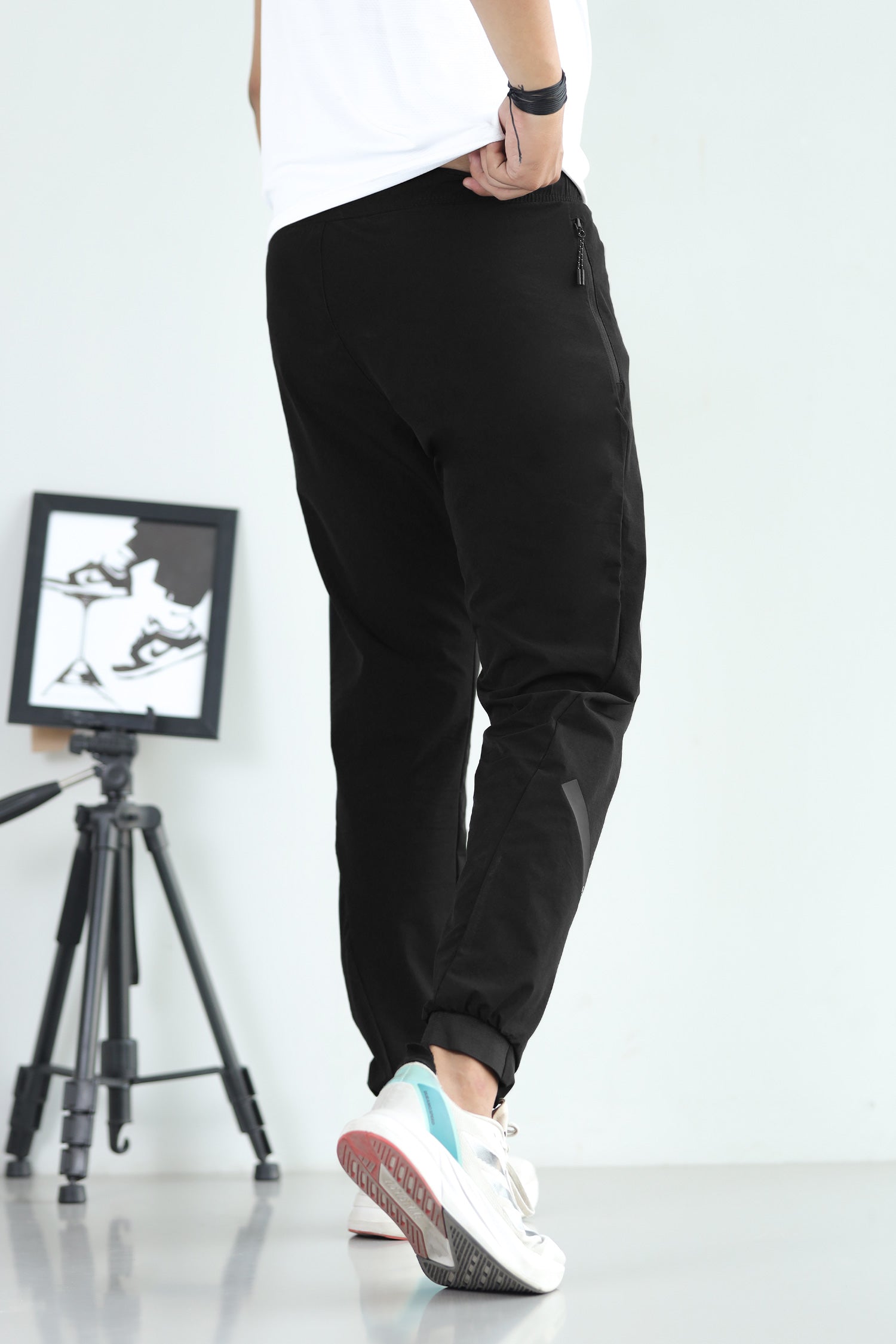 Adds Bottom Stripes Micro Premium Sportswear Trouser