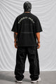 Turbo Calm Edge Men's Oversize Tee In Black