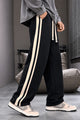 Turbo Club Striped Wide-Leg Loose Bottom Trouser