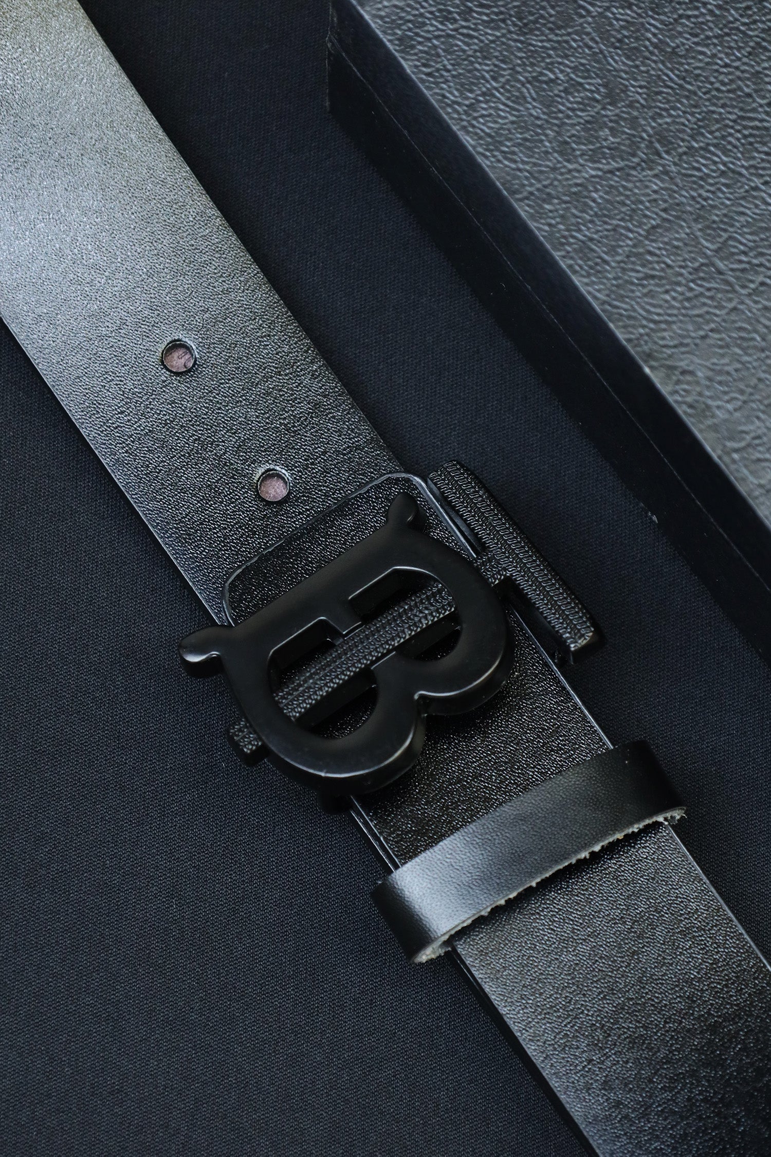 Burbrry Metal Alloy Automatic Buckle Branded Belt