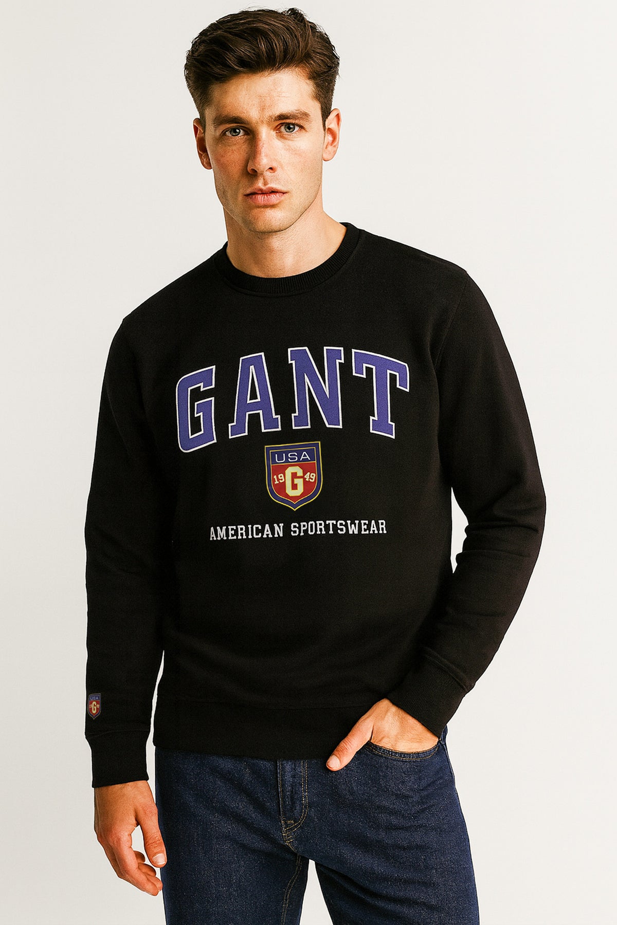 Gant Graphic TurtleNeck Imported Men's Sweatshirt