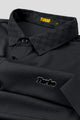 Turbo Luxury Breathable Stitchless Men's Polo Shirt In Black