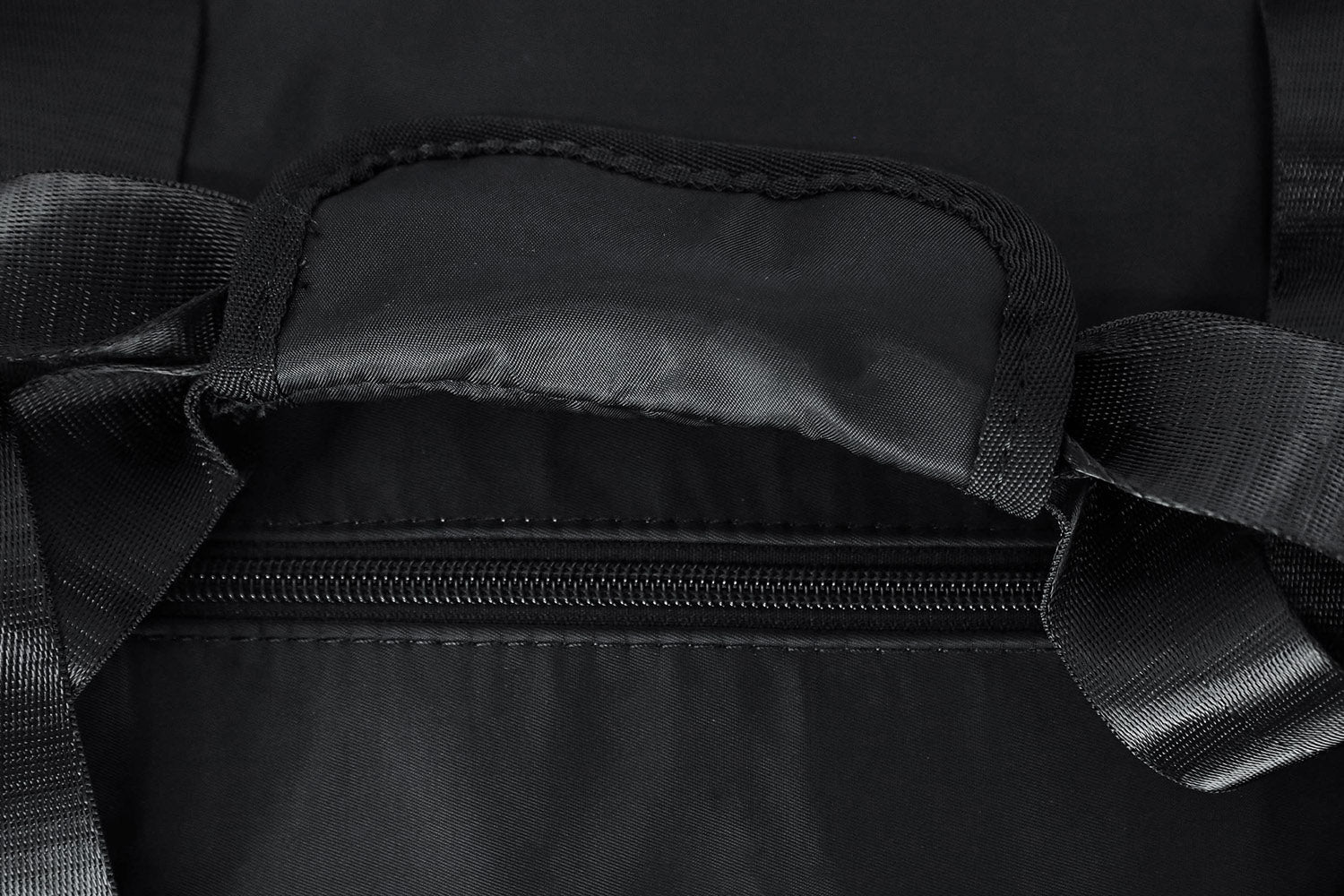 Armni Imported Embossed Front Pocket Travel bag in Black