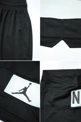 Jrdn Air Mesh Graphic Running Shorts In Black