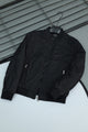 Hexagon Printing Imported Light Weight Jacket In Black