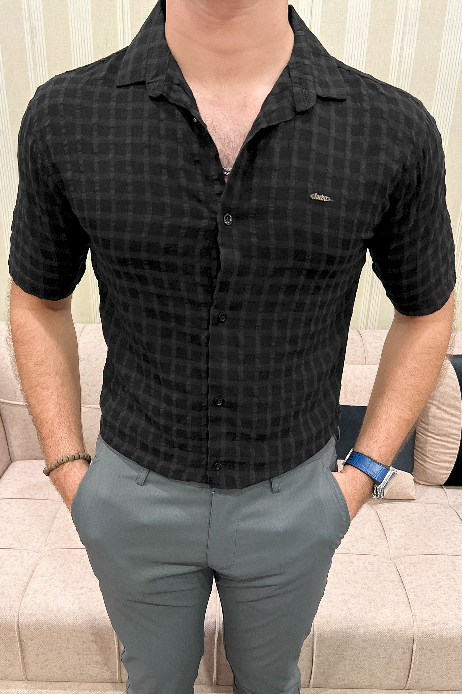 Turbo Premium Lightweight Half Sleeve Casual Shirt