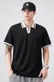 Turbo Old Money Culture Imp Silk Polo Shirt In Black