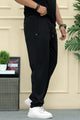 LV Professional Style With Imported Slim-Fit Trouser In Black