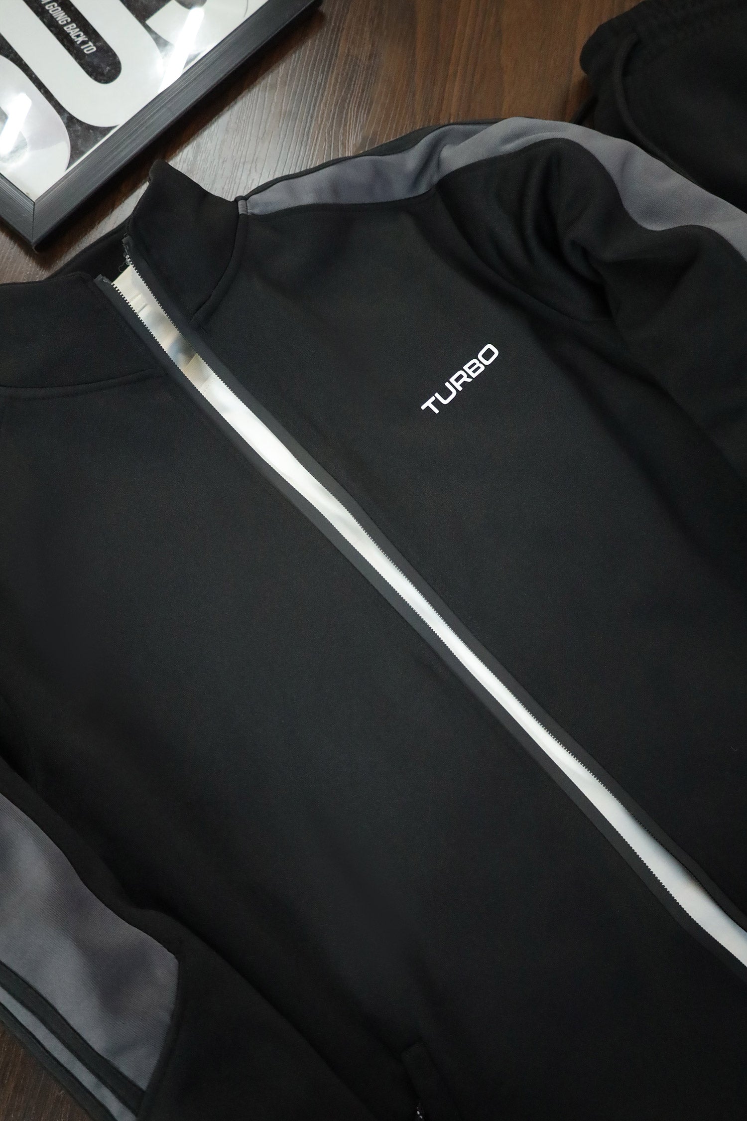 Turbo 3 Stripe Slim-Fit Full Zipper Style Tracksuit