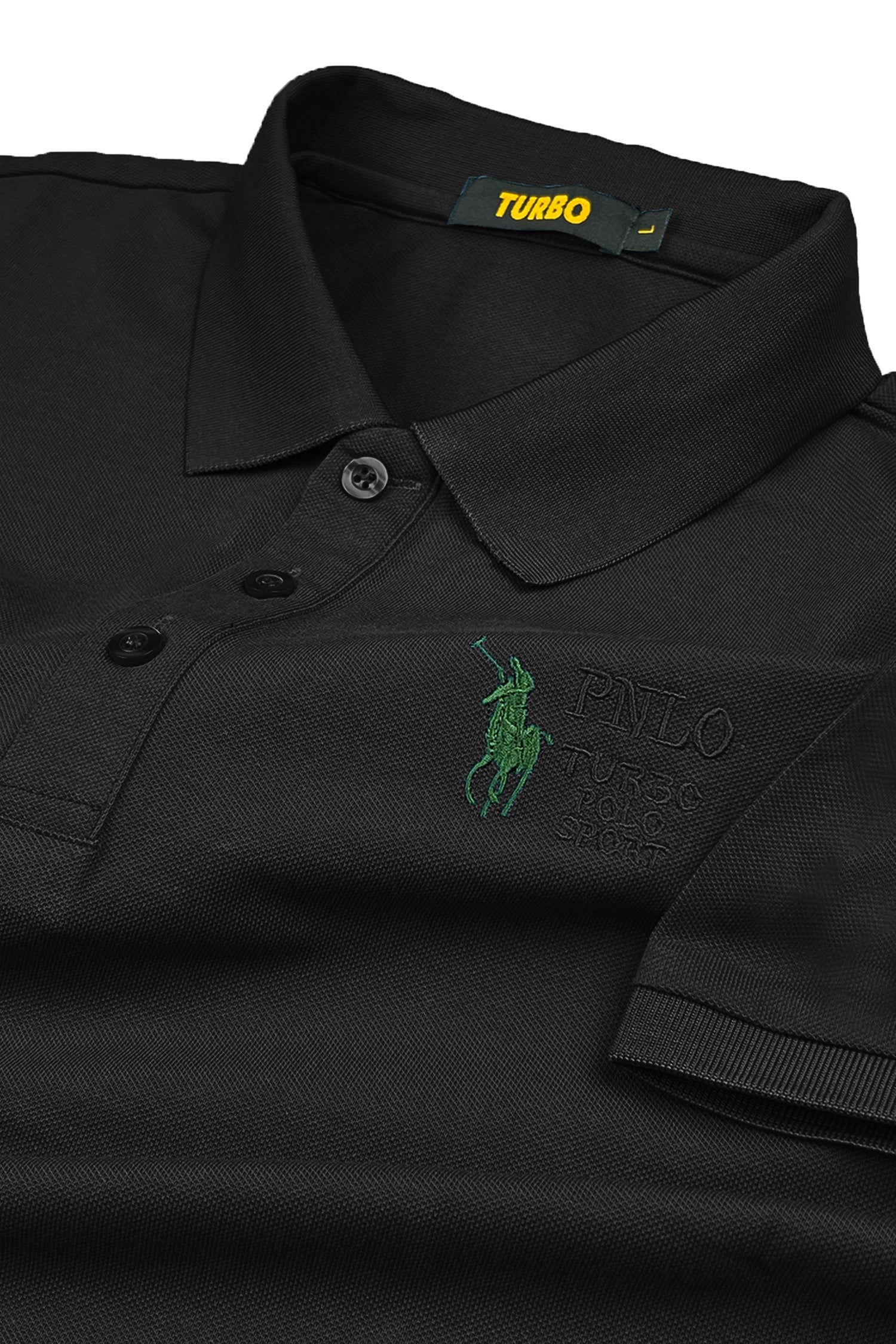 Turbo Polo Collar Tipping Men's Polo Shirt