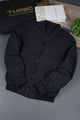 Light Texture Imported Light Weight Jacket In Black