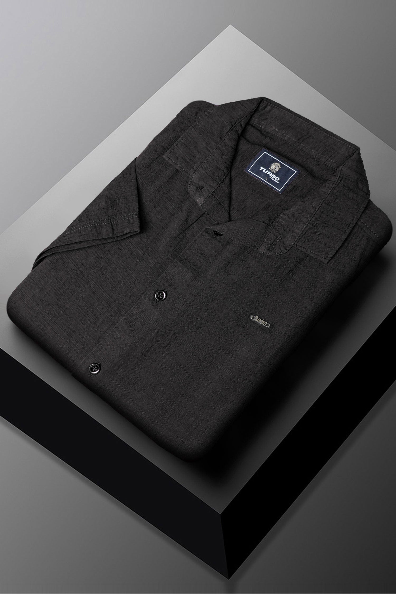 Turbo Textured Relaxed Fit Casual Shirt