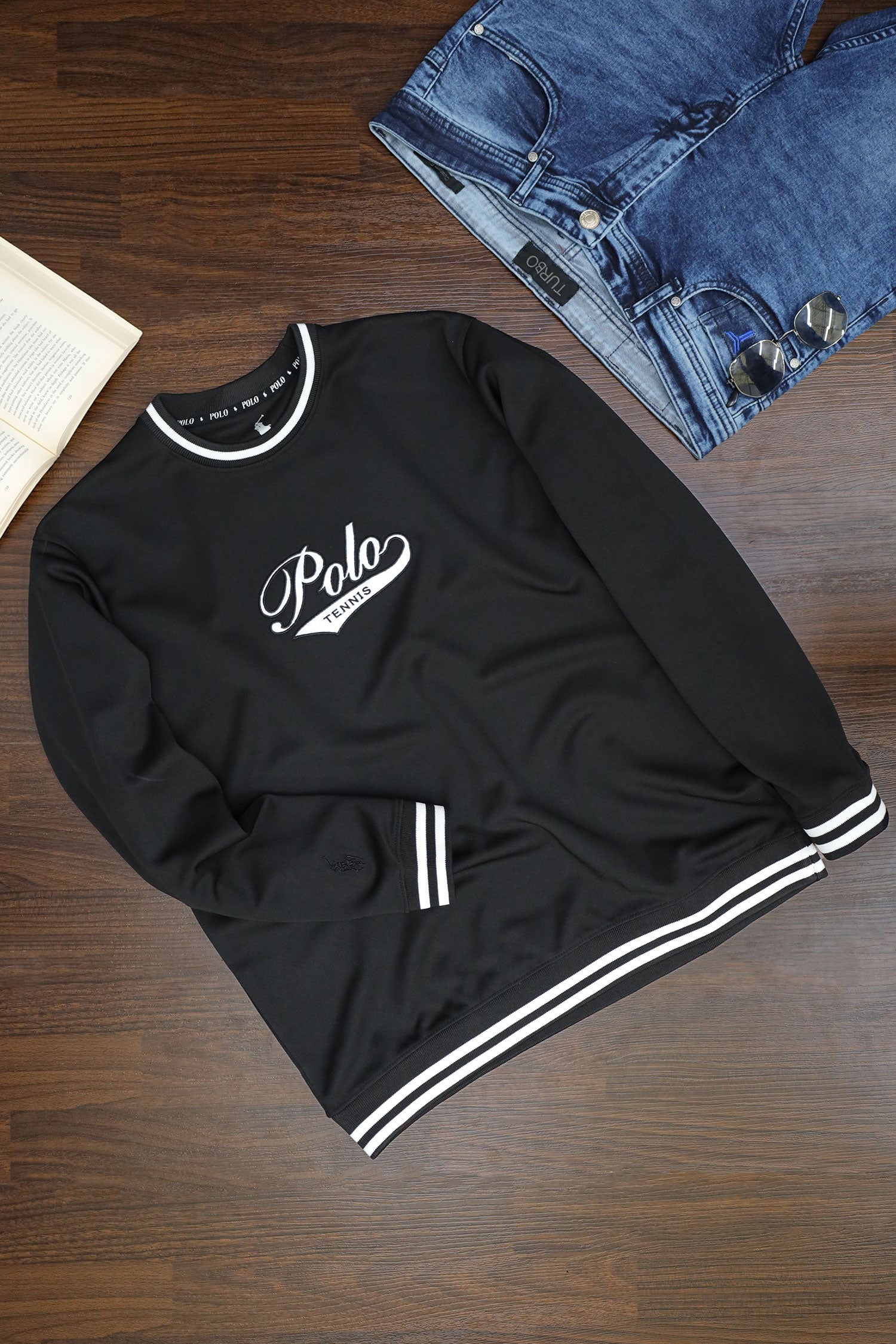 Polo Rph Lren Tennis Crew Neck Men's Full Sleeves Sweatshirt