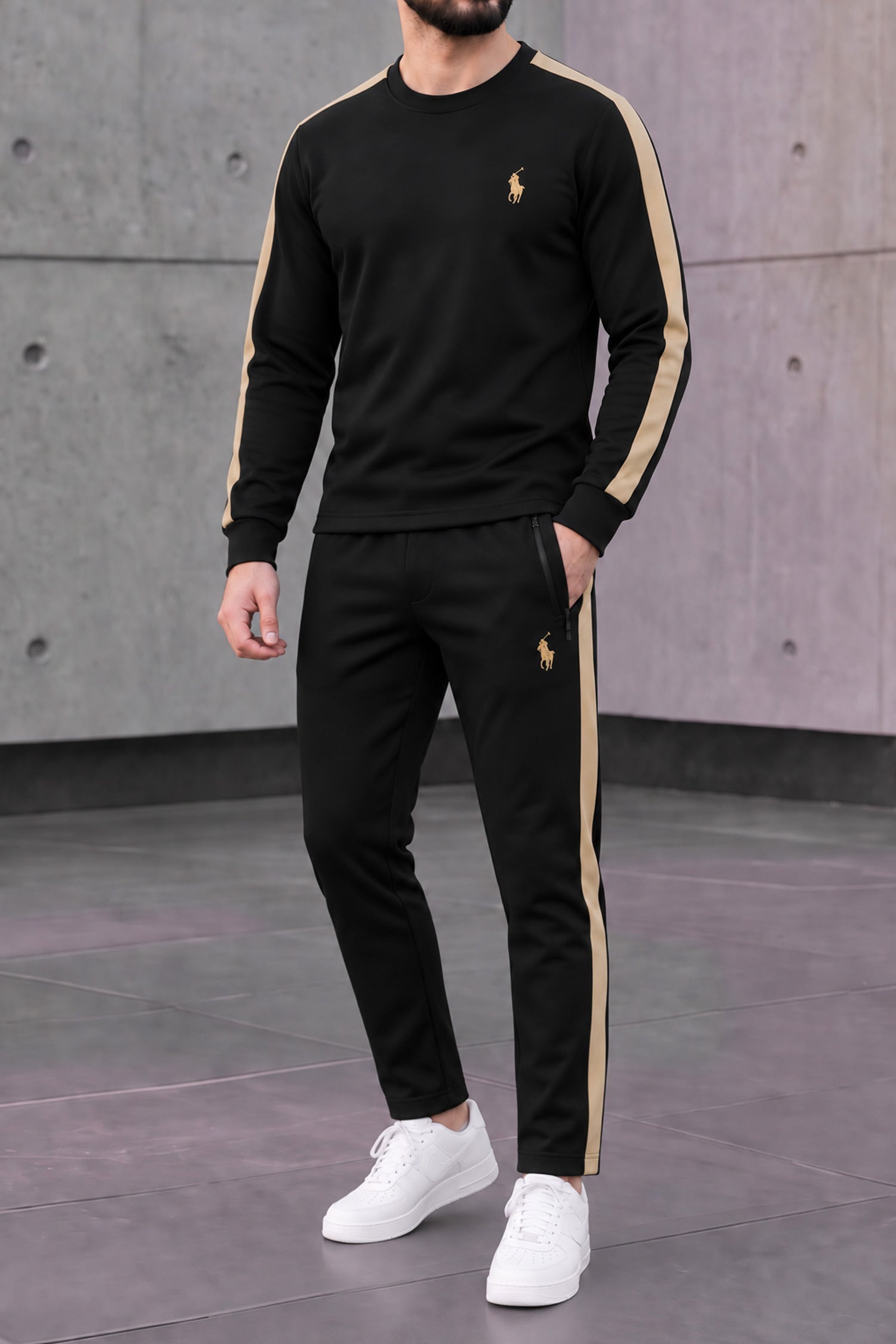 Polo Signature Side Stripe Men's Co-Ord Set