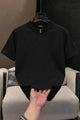 Plain Cotton Lycra Round Neck Tee