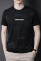 Mens Calm Fit Round Neck T-shirt In Black