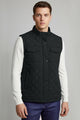 Funnel Neck Quilted Imported Men's Gilet