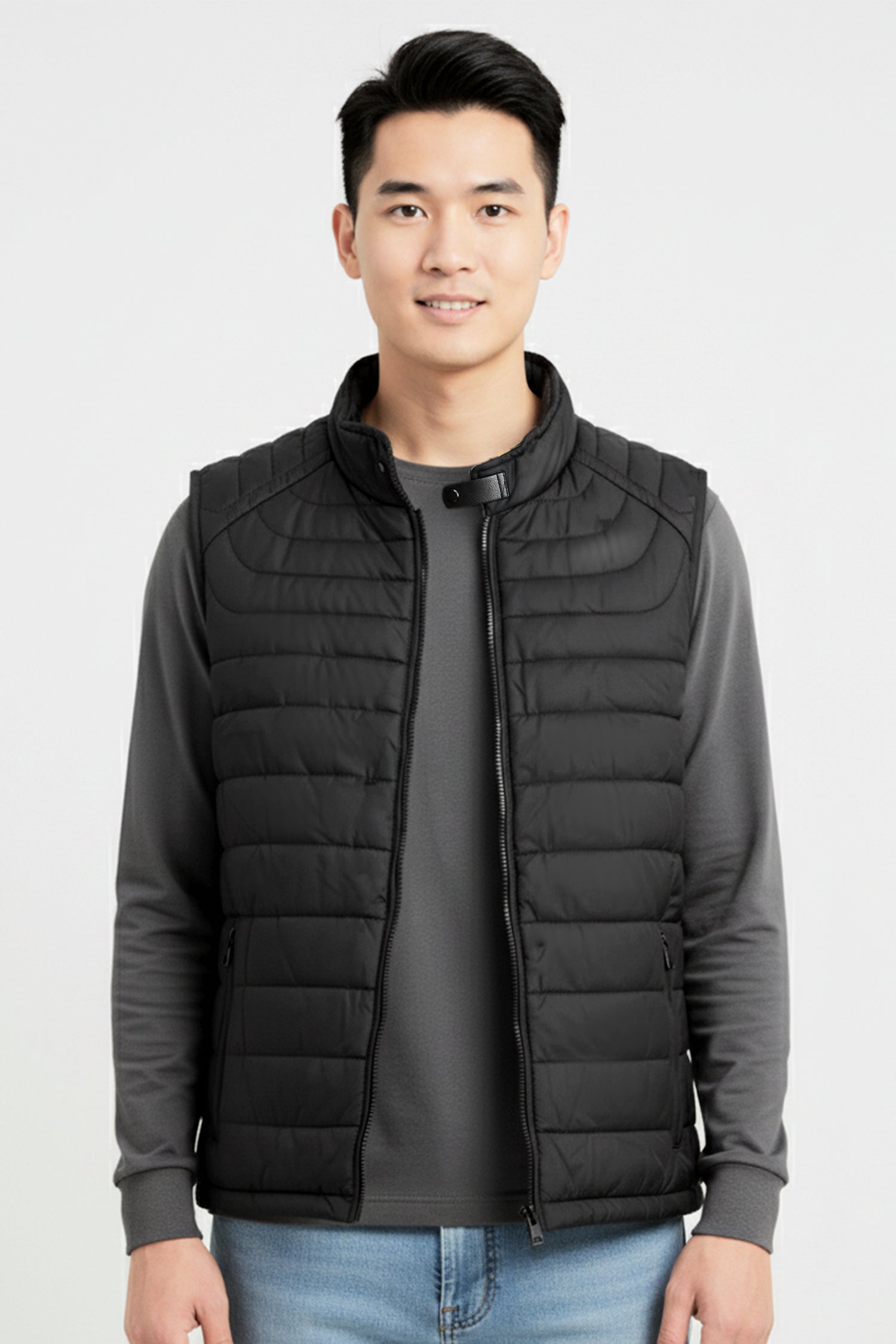 Lightweight Quilted Puffer Vest Imported Men's Gilet