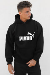 Pma Graphic Printed Logo Essential Fleece Hoodie