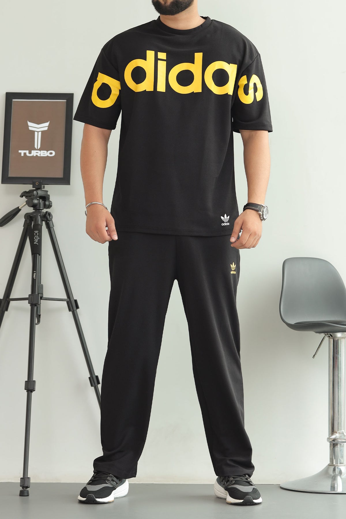 Adds Drop Shoulder Quick-Dry Tracksuit