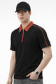 Turbo Short Sleeve Zip-Up Men's Polo Shirt