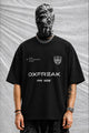 Turbo "Oxfreak Typographic" Oversize Tee in Black