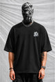 Turbo Bold Culture Men's Oversize Tee In Black