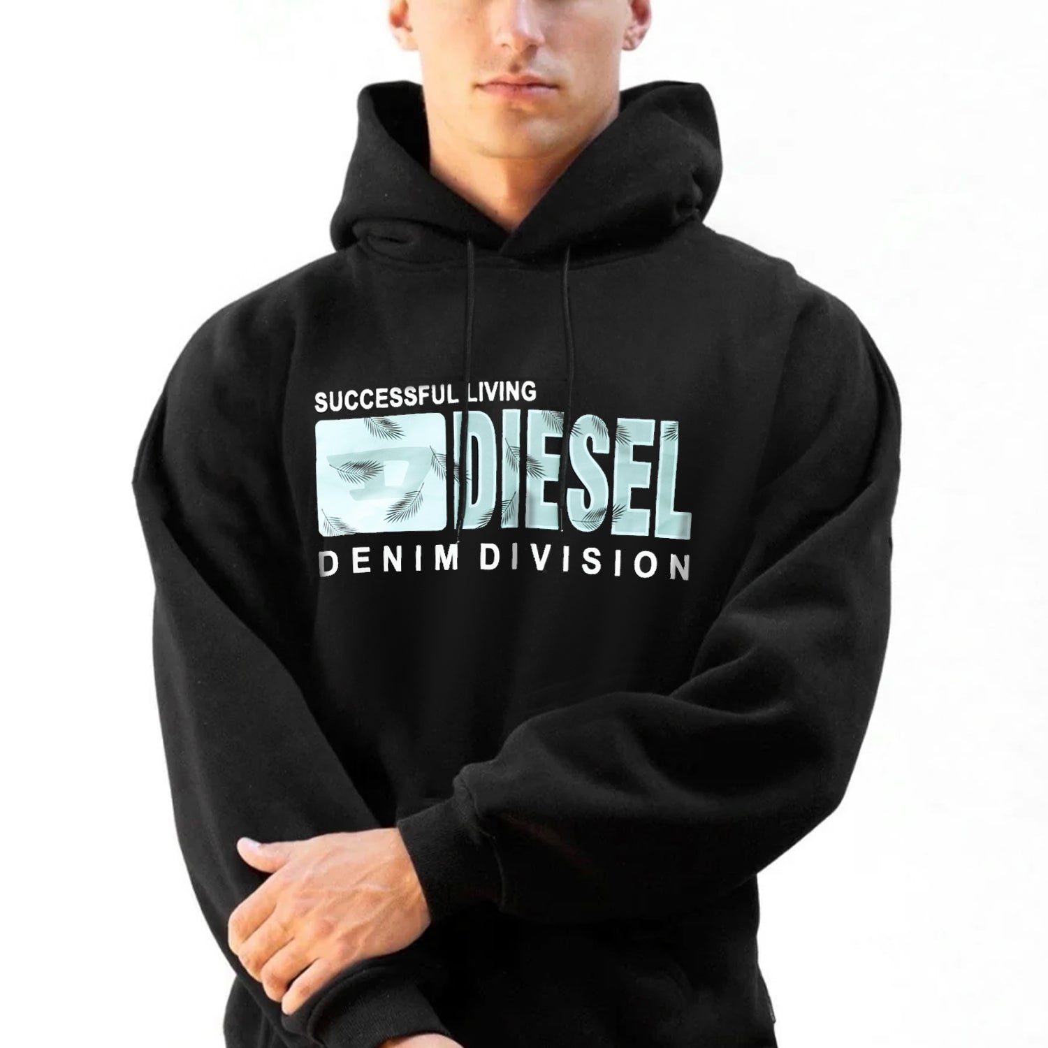 Diesel Eco Logo Men's Fleece Hoodie