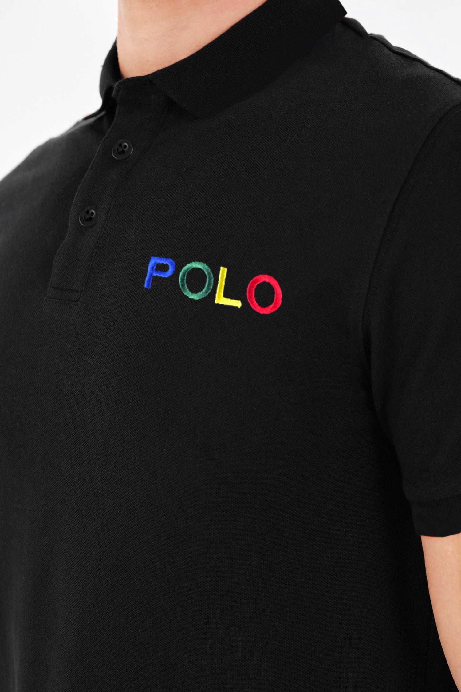 Rph Lren Polo Classic Fit Men's Polo Shirt In Black