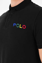 Rph Lren Polo Classic Fit Men's Polo Shirt In Black