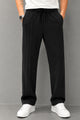 Turbo Side Tapes Loose Bottom Trouser In Black