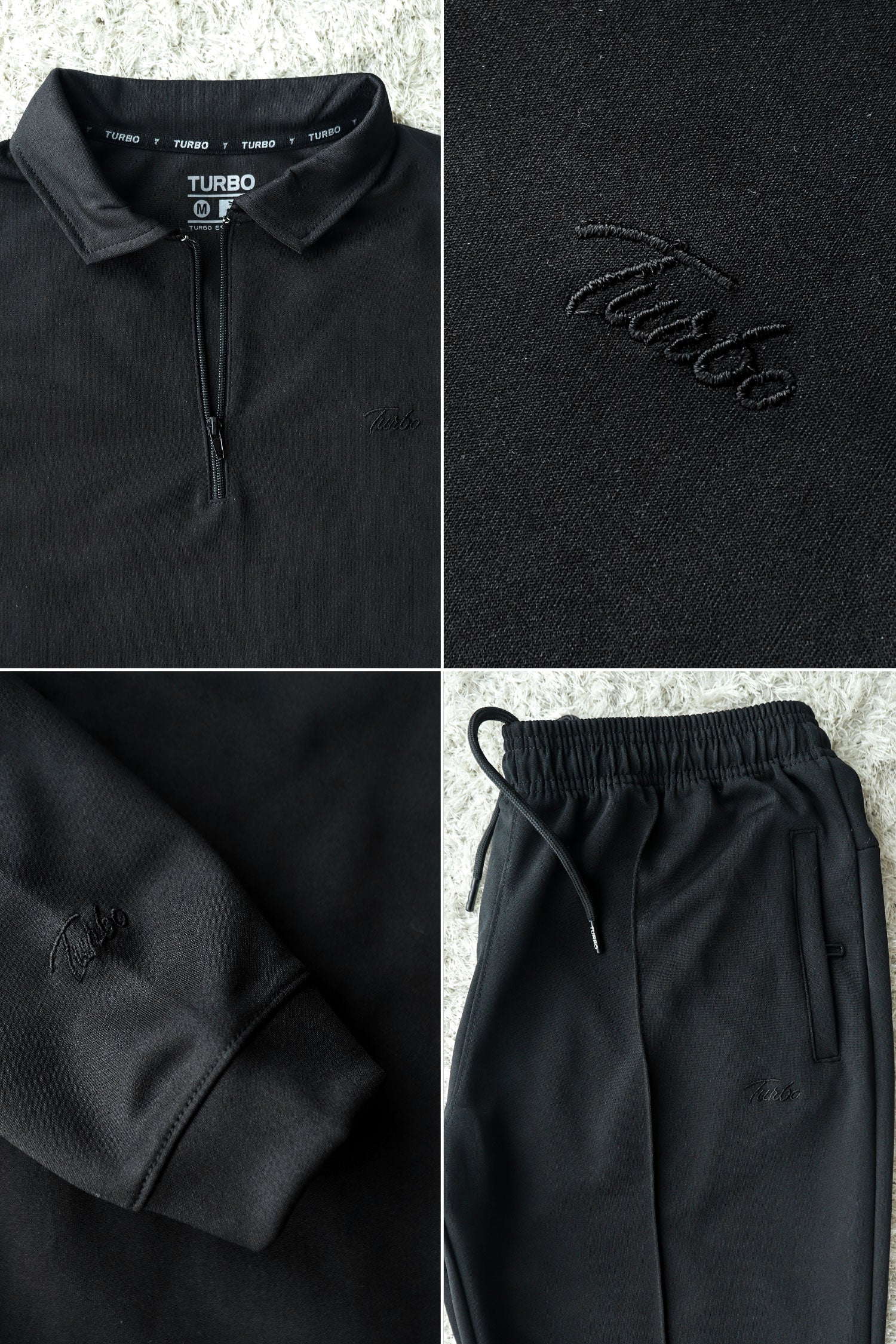 Turbo Half Zip Style Men Zipper Tracksuit