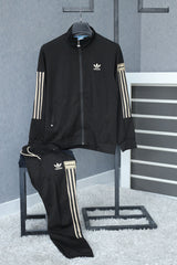 Adds Premium Pattern Sportswear Men Zipper Tracksuit