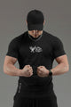 Turbo 'Action-Ready' Graphic Mesh Dry-Fit Tee In Black