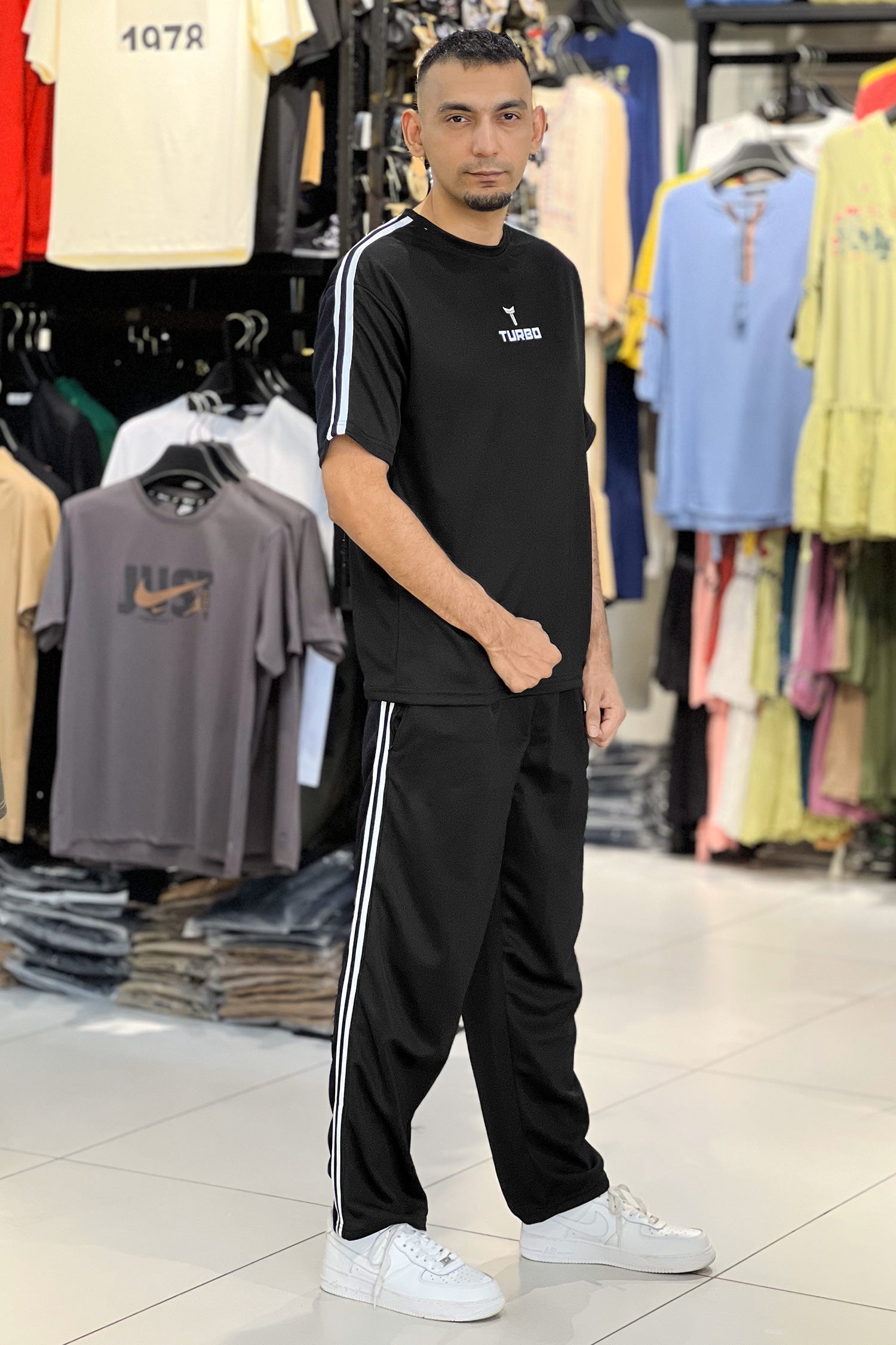 Turbo Hike Hydro Twin Stripe Oversize Tracksuit