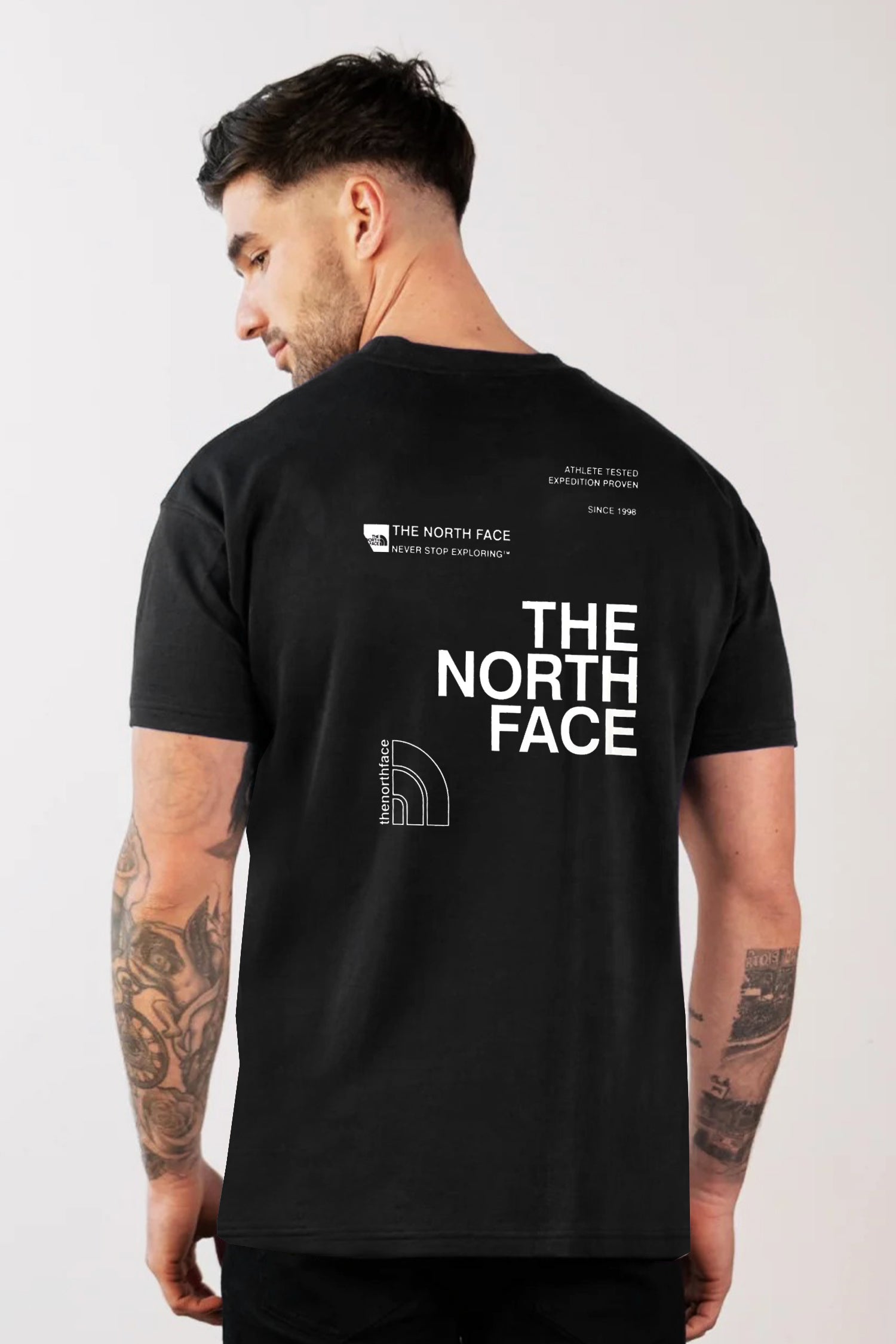 Th Nrth Fce Exploring World Crew Neck Tee