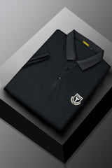Turbo Traditional Costume Men's Polo Shirt In Black