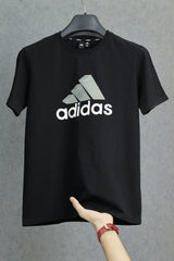 Adds Typography Badge Imported Round Neck T-Shirt