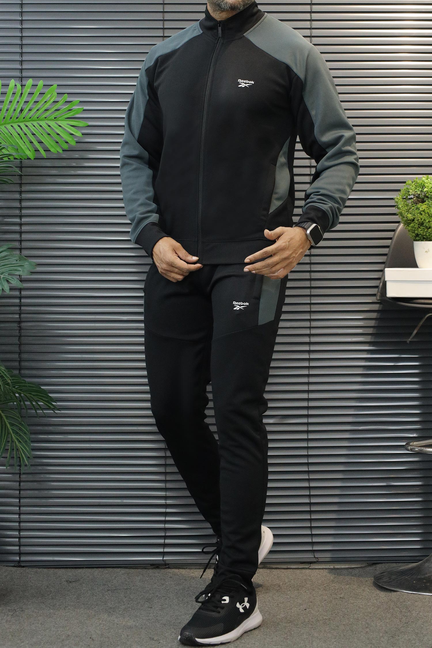 Rebok Tech-Fit Wind Breaker Men's Co-Ord Set